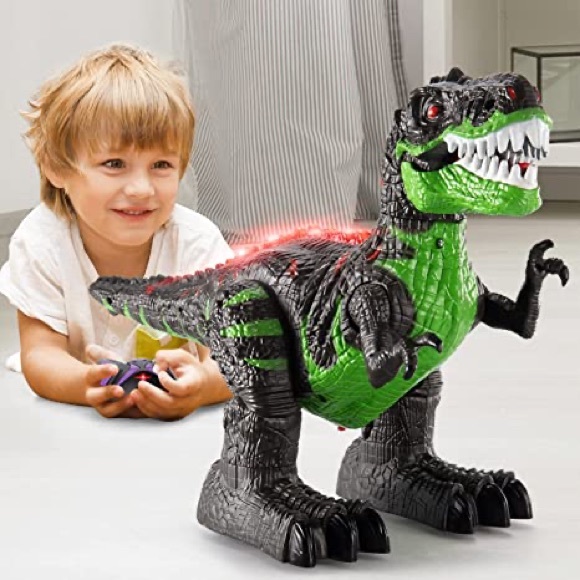 REMOTE CONTROL DINOSAUR TOY || Kids 3-7 || Electric RC Walking T-Rex - Picture 1 of 15